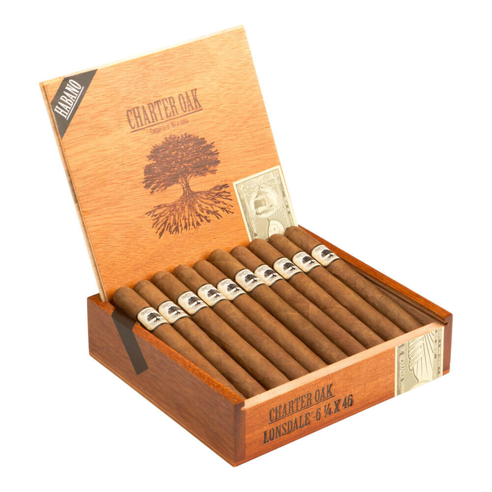 Foundation Charter Oak Habano Lonsdale Cigars